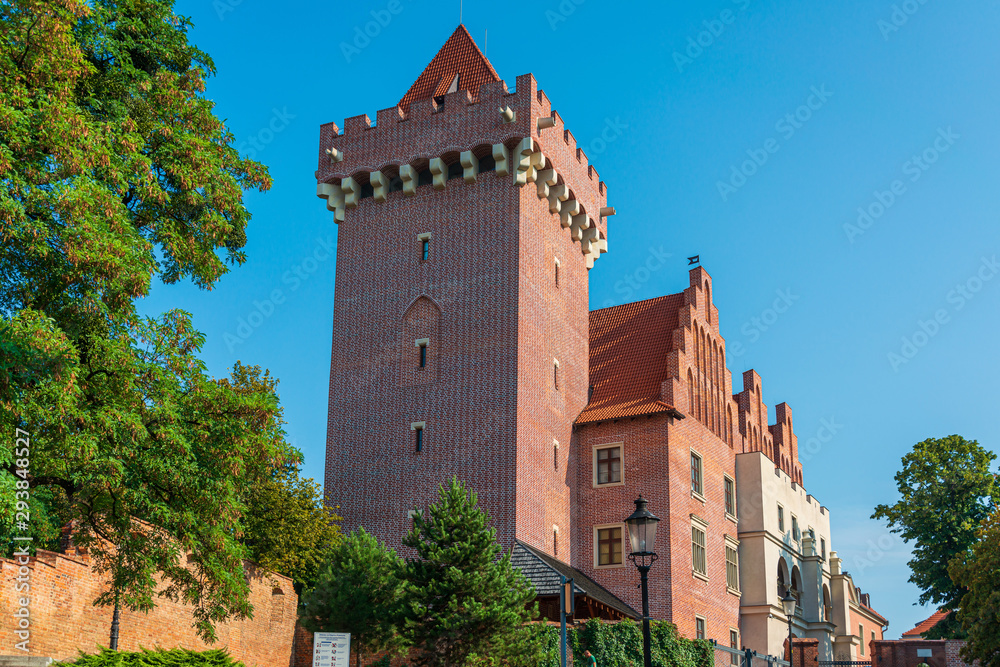 POZNAN, POLAND - September 2, 2019: Antique building view in Old Town Poznan, Poland