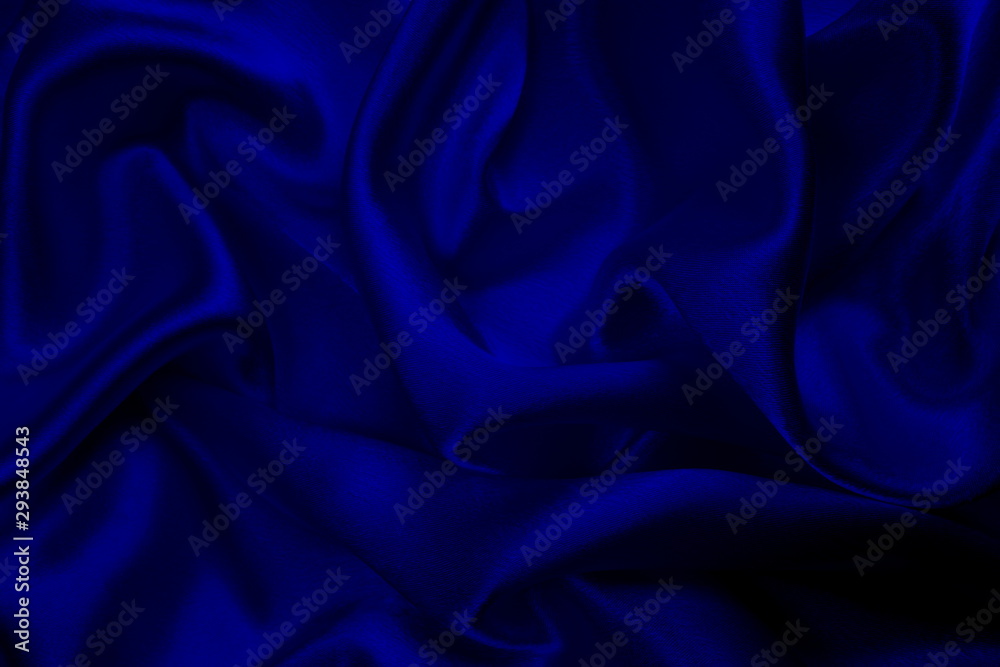 satin fabric lies on the surface in the form of delicate folds