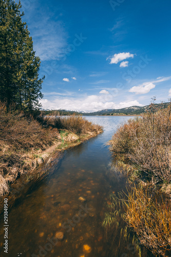 Grand Teton mountain range national park in wyoming