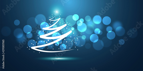 albero di natale, cartolina, natalizio, luci di natale