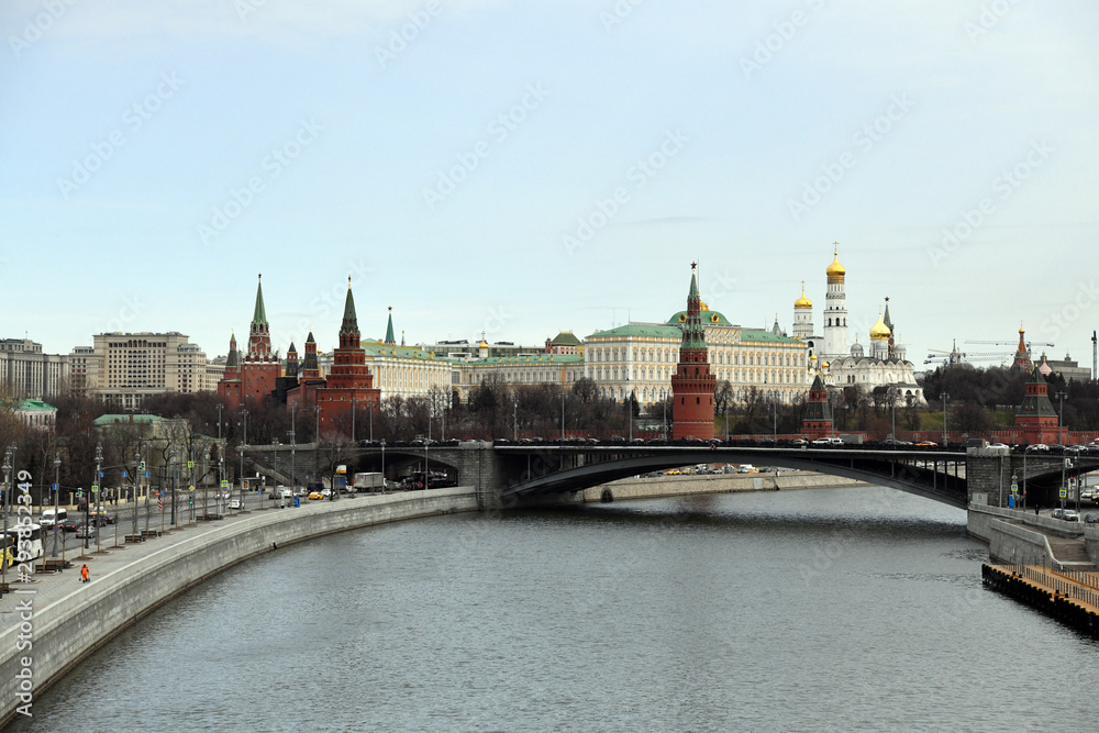 architectural views in the historical center of the capital