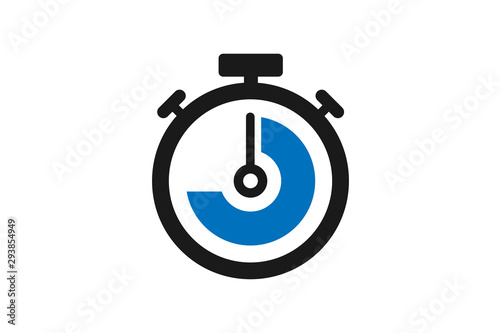 stopwatch icon, clock icon vector illustration