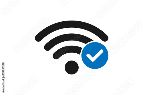 WiFi connected icon, WiFi available icon