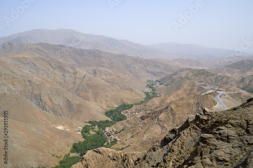 Tableau sur toile The Atlas Mountains are a mountain range in the Maghreb