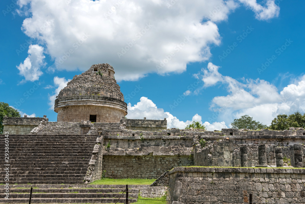 Mayan Observatory in Chicken Izta, Mexico