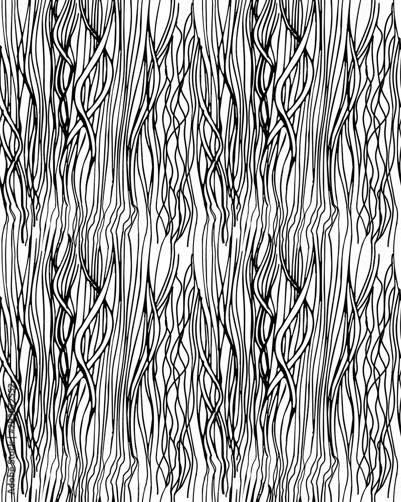 seamless background with curly hair texture zenart Stock Vector | Adobe