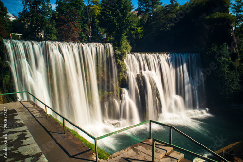Waterfall on Pliva river in Jajce  Bosnia and Herzegovina