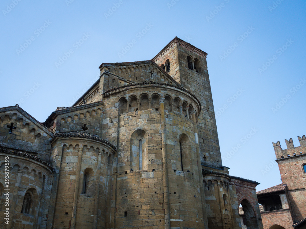 Collegiate church Collegiata di Santa Maria in Castell Arquato, Italy