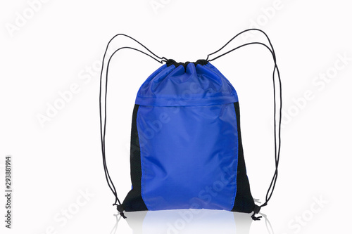 blue travel bag