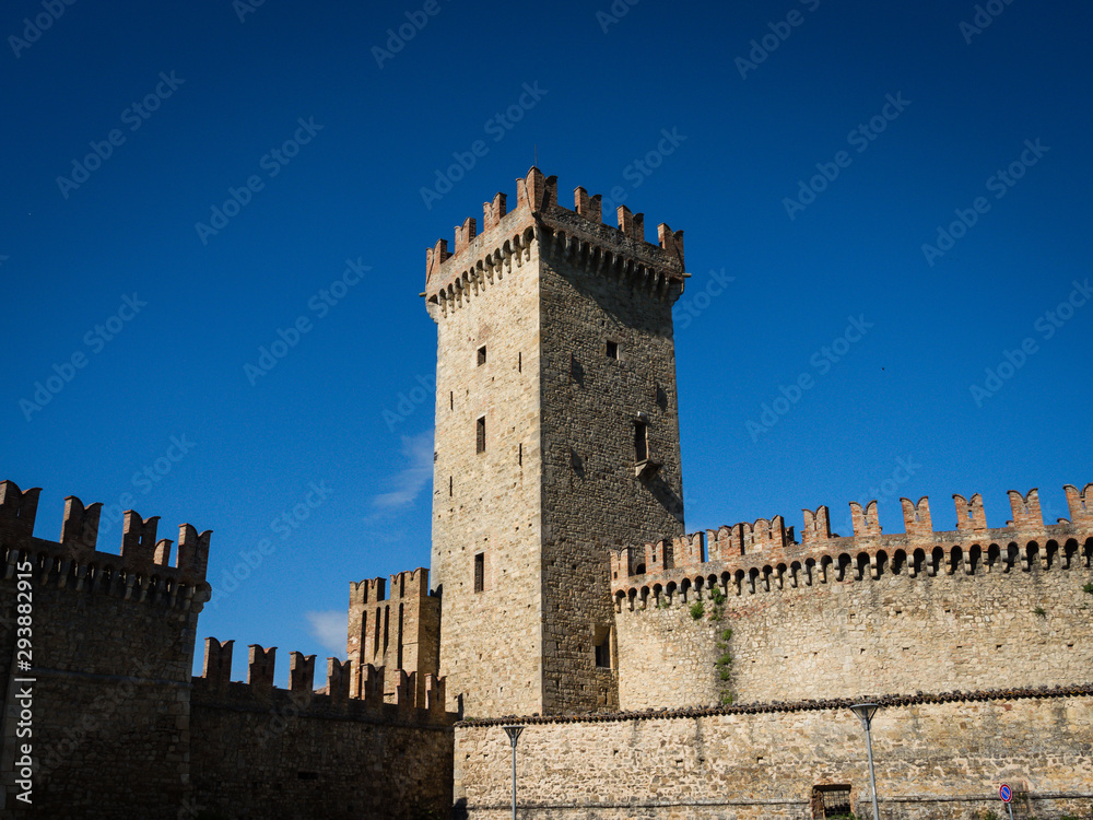 Medieval fortress Vigoleno in Emilia-Romagna region, Italy