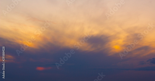 Purple orange sky background  © Sergei