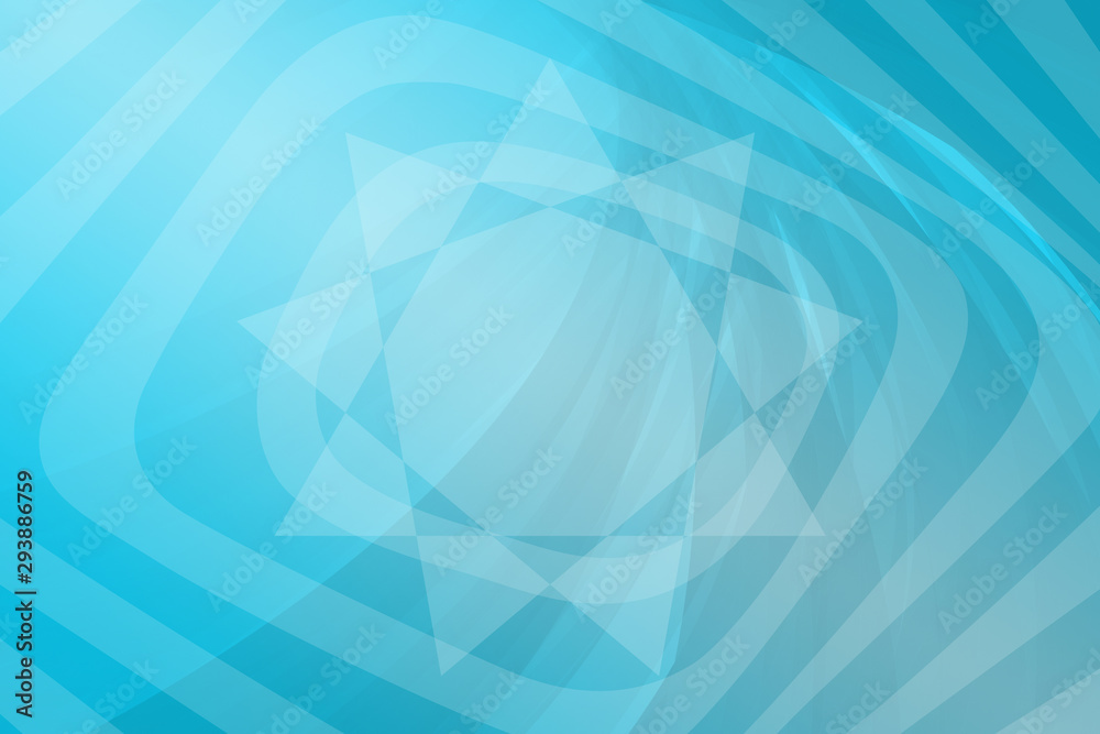 Obraz premium abstract, blue, line, pattern, soul, geometry, illustration, curve, backdrop, graphic, psychology, creativity, brain, art, design, black, bend, face, mental, chin, light, being, echo, concept