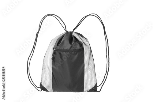 silver plastic backpack 
