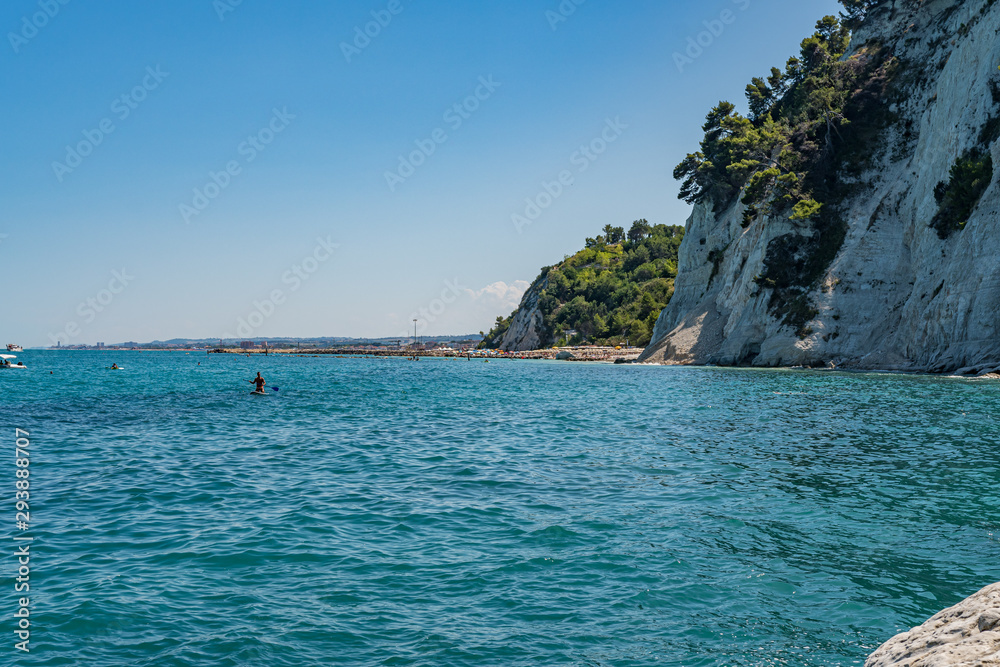 cliffy seashore of Riviera del Conero