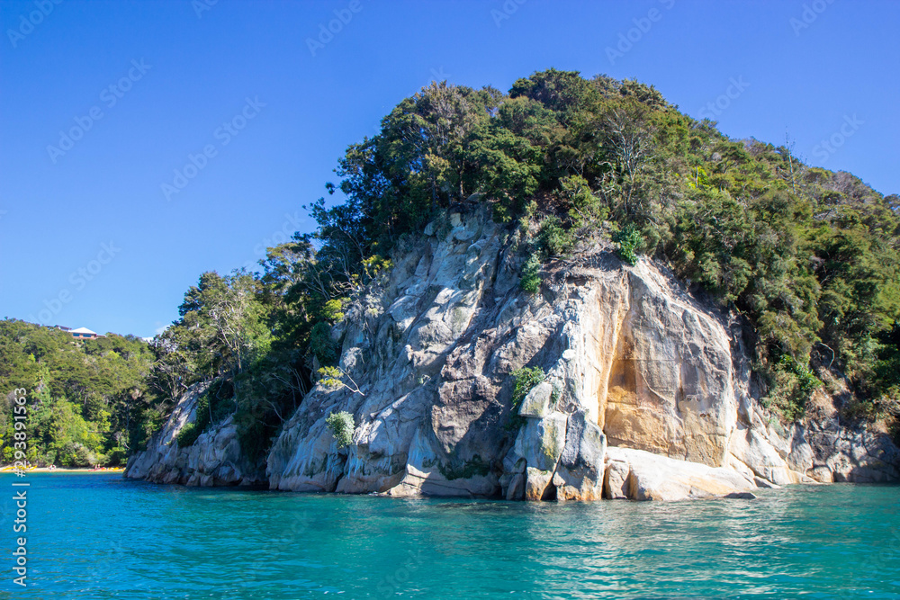 view of Abel Tasman National park, New Zealand view of Abel Tasman National park, New Zealand