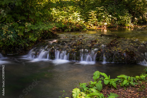 River and forest on Janjske otoke near the Sipovo, Bosnia and Herzegovina