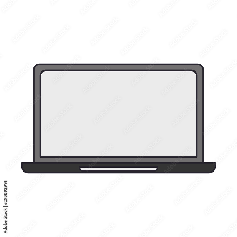 laptop computer device isolated icon laptop computer device isolated icon