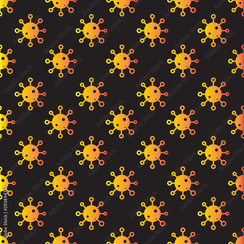 Pattern virus and halloween Pattern virus and halloween