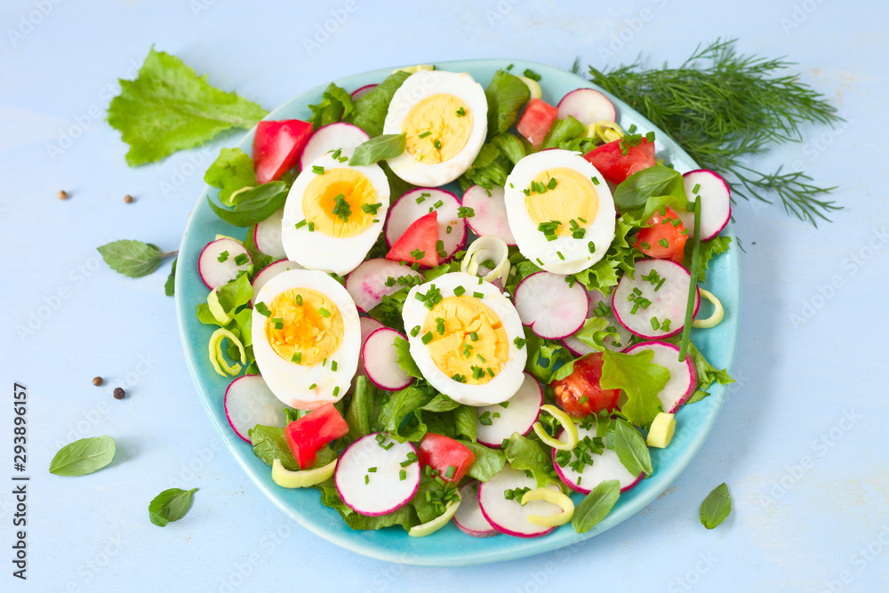 Eiersalat mit Radieschen Eiersalat mit Radieschen