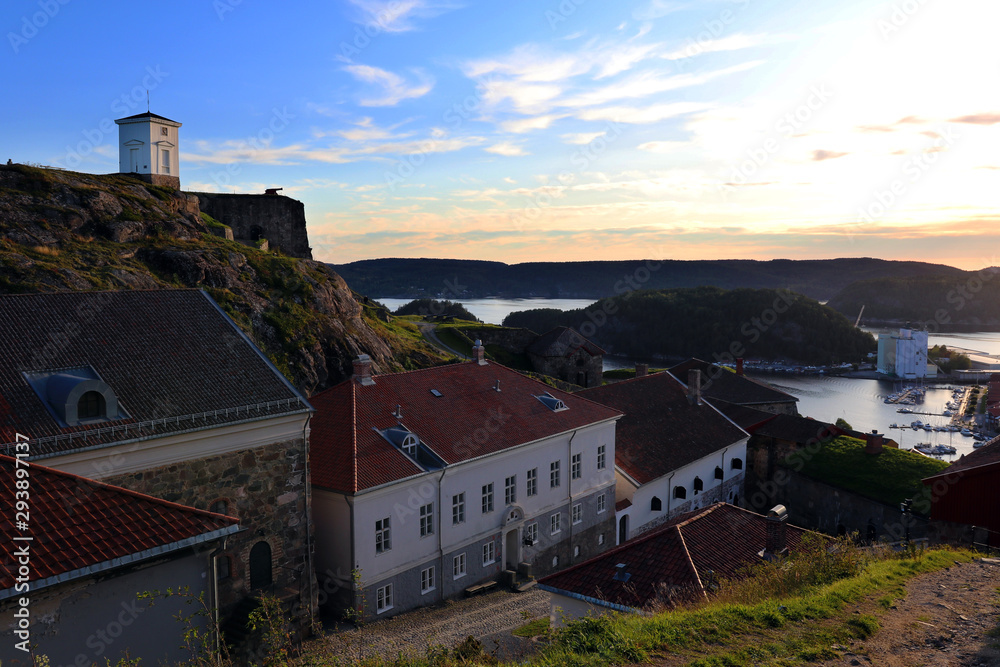 Fredriksten Fortress, the city of Halden, Norway