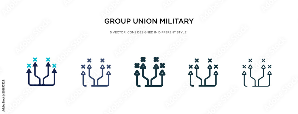 group union military strategy icon in different style vector illustration. two colored and black group union military strategy vector icons designed in filled, outline, line and stroke style can be group union military strategy icon in different style vector illustration. two colored and black group union military strategy vector icons designed in filled, outline, line and stroke style can be