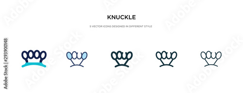 knuckle icon in different style vector illustration. two colored and black knuckle vector icons designed in filled, outline, line and stroke style can be used for web, mobile, ui