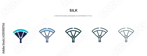 silk icon in different style vector illustration. two colored and black silk vector icons designed in filled, outline, line and stroke style can be used for web, mobile, ui