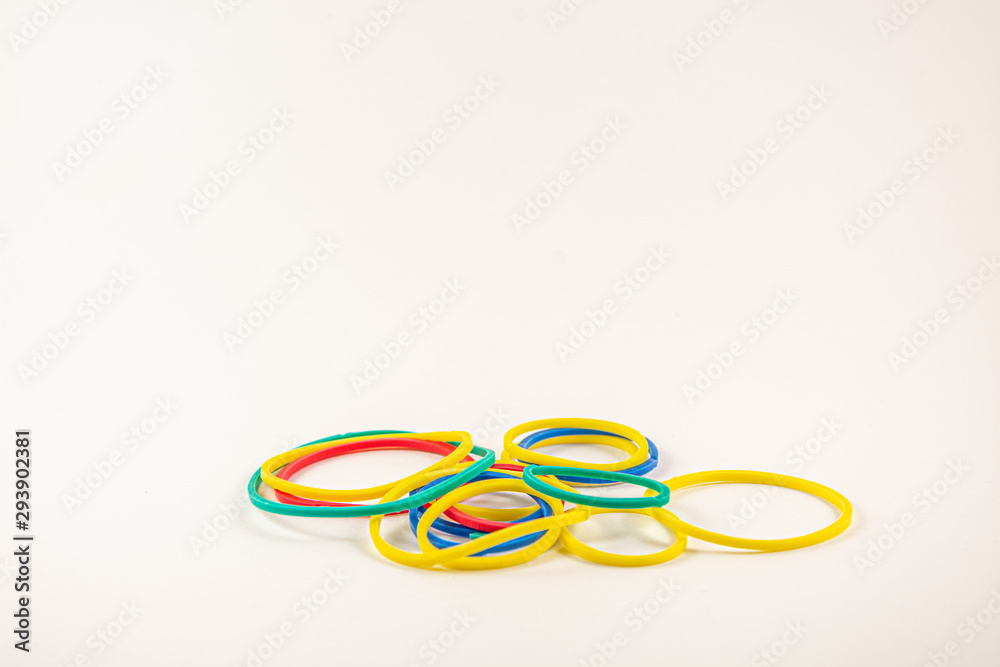 Colorful rubberbands Colorful rubberbands
