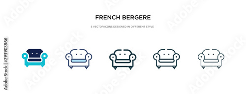 french bergere icon in different style vector illustration. two colored and black french bergere vector icons designed in filled, outline, line and stroke style can be used for web, mobile, ui