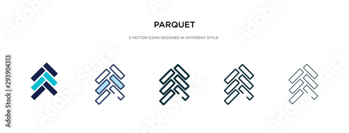 parquet icon in different style vector illustration. two colored and black parquet vector icons designed in filled, outline, line and stroke style can be used for web, mobile, ui