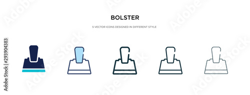 bolster icon in different style vector illustration. two colored and black bolster vector icons designed in filled, outline, line and stroke style can be used for web, mobile, ui