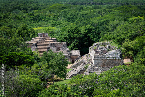 Foto Ruins of the Mayan city of Ek Balam, Yucatan Peninsula, Mexico