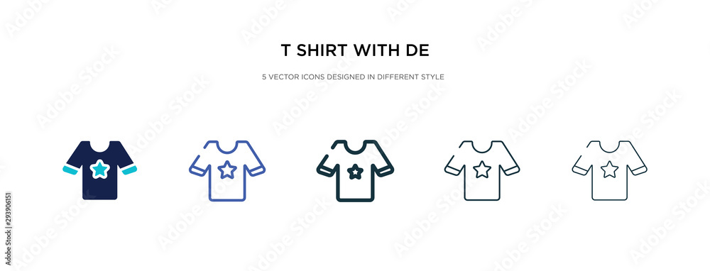 t shirt with de icon in different style vector illustration. two colored and black t shirt with de vector icons designed in filled, outline, line and stroke style can be used for web, mobile, ui t shirt with de icon in different style vector illustration. two colored and black t shirt with de vector icons designed in filled, outline, line and stroke style can be used for web, mobile, ui