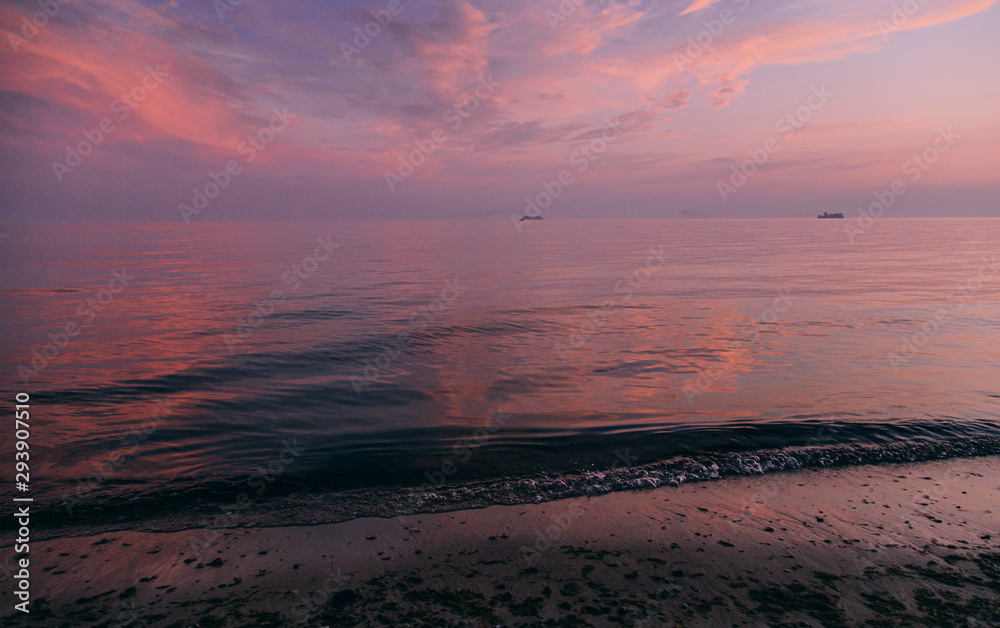 Obraz premium Sonnenaufgang am Meer 5