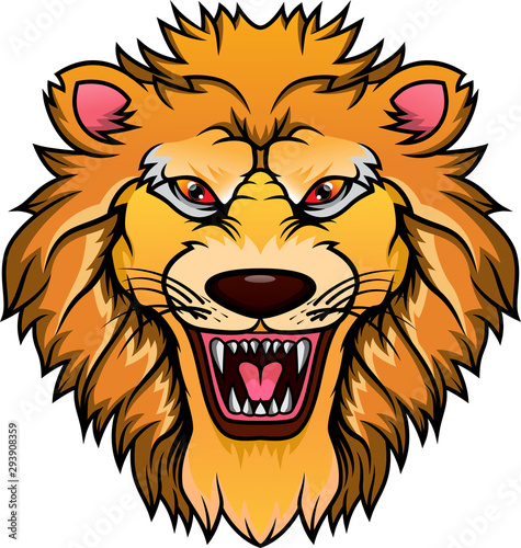lion head mascot