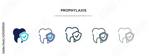 prophylaxis icon in different style vector illustration. two colored and black prophylaxis vector icons designed in filled, outline, line and stroke style can be used for web, mobile, ui