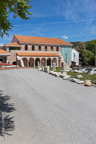 Episcopal complex with basilica in town of Sandanski, Bulgaria