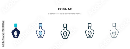 cognac icon in different style vector illustration. two colored and black cognac vector icons designed in filled, outline, line and stroke style can be used for web, mobile, ui