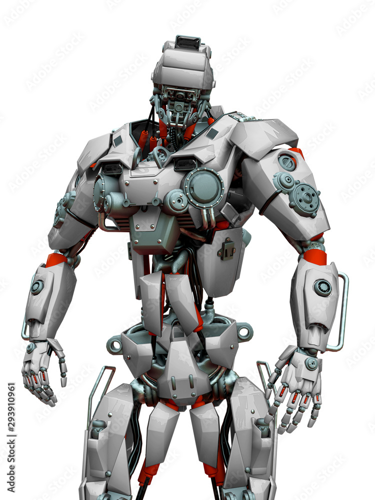 mechanical soldier looking at you mechanical soldier looking at you