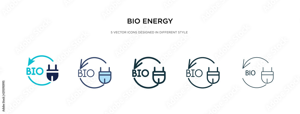 bio energy icon in different style vector illustration. two colored and black bio energy vector icons designed in filled, outline, line and stroke style can be used for web, mobile, ui