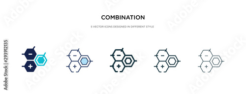 combination icon in different style vector illustration. two colored and black combination vector icons designed in filled, outline, line and stroke style can be used for web, mobile, ui