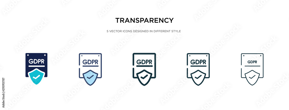 transparency icon in different style vector illustration. two colored and black transparency vector icons designed in filled, outline, line and stroke style can be used for web, mobile, ui
