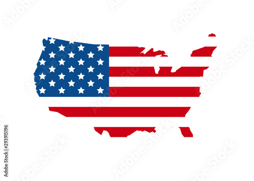 2020 Vote in USA american president banner