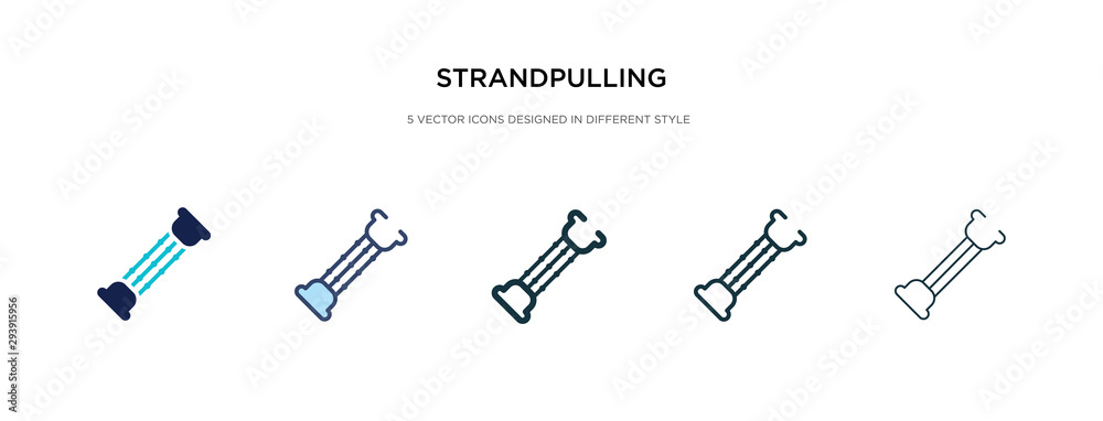 strandpulling icon in different style vector illustration. two colored and black strandpulling vector icons designed in filled, outline, line and stroke style can be used for web, mobile, ui strandpulling icon in different style vector illustration. two colored and black strandpulling vector icons designed in filled, outline, line and stroke style can be used for web, mobile, ui