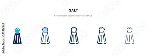 salt icon in different style vector illustration. two colored and black salt vector icons designed in filled, outline, line and stroke style can be used for web, mobile, ui