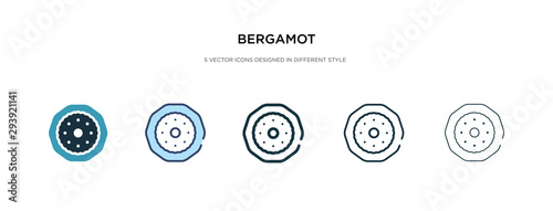 bergamot icon in different style vector illustration. two colored and black bergamot vector icons designed in filled, outline, line and stroke style can be used for web, mobile, ui