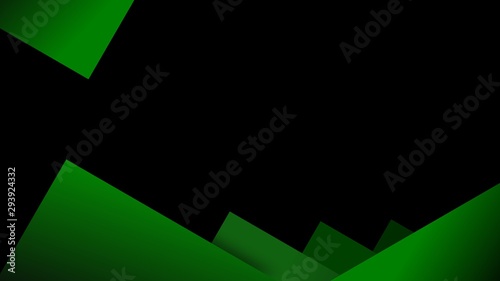 abstract dark green tone color long square background presentation template wallpaper business and advertise illustration