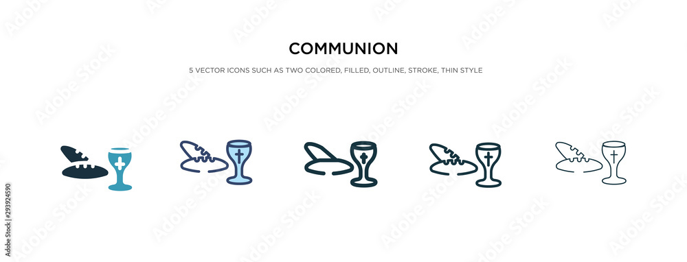 communion icon in different style vector illustration. two colored and black communion vector icons designed in filled, outline, line and stroke style can be used for web, mobile, ui communion icon in different style vector illustration. two colored and black communion vector icons designed in filled, outline, line and stroke style can be used for web, mobile, ui