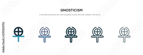 gnosticism icon in different style vector illustration. two colored and black gnosticism vector icons designed in filled, outline, line and stroke style can be used for web, mobile, ui