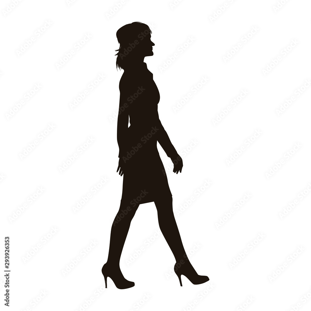 People Walking Silhouette People Walking Silhouette
